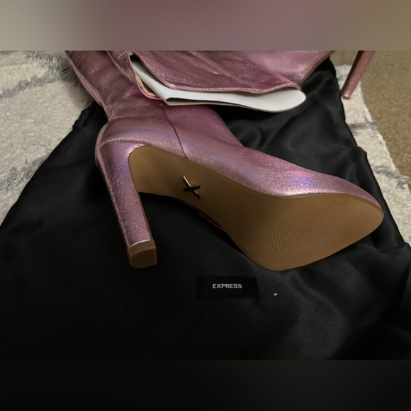 Gorgeous Express over the knee boots women’s size 6 get for a night on the town - Picture 2 of 5